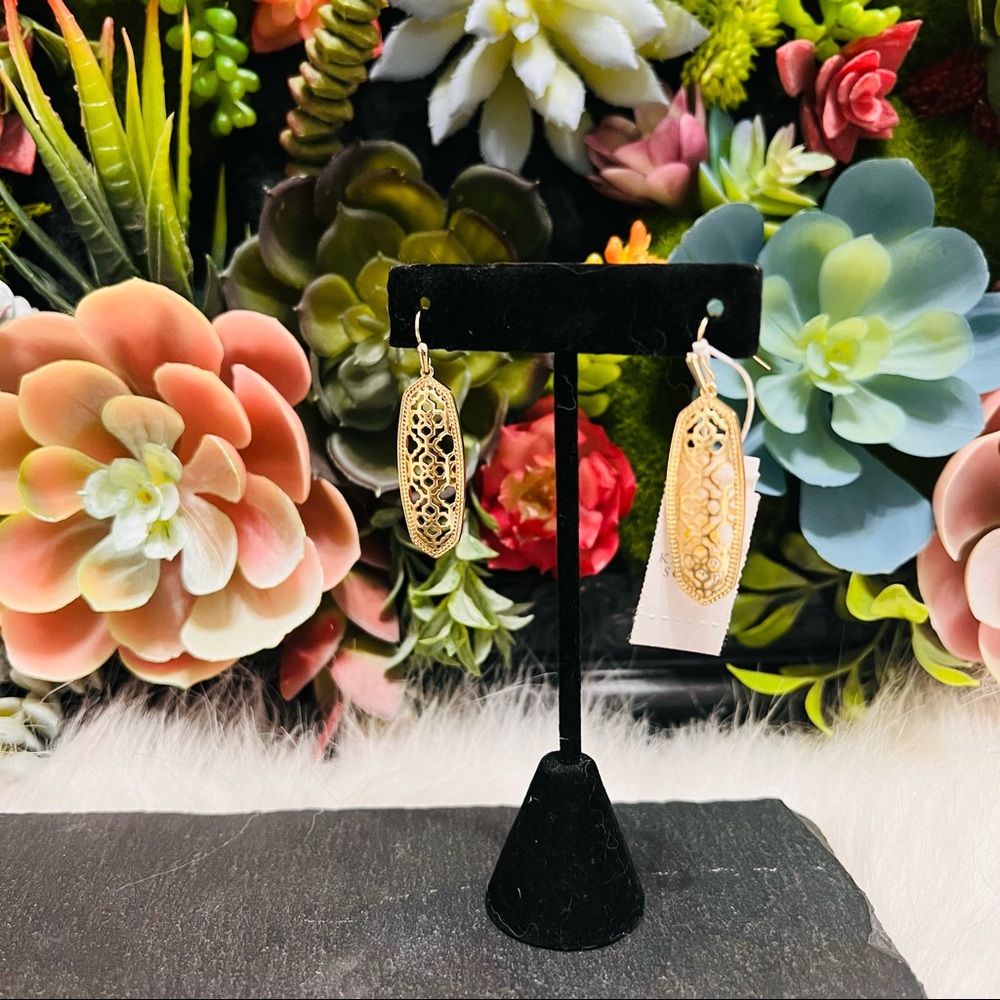 [Kendra Scott] Brenna Gold Earrings